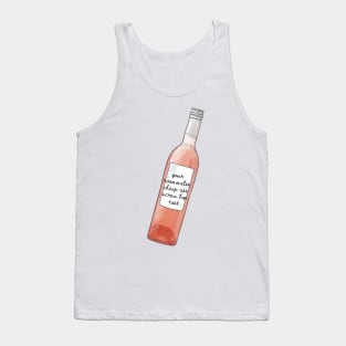 Your roommates cheap-ass screw top rose - inspired by Taylor Swift - Midnights - Maroon Tank Top